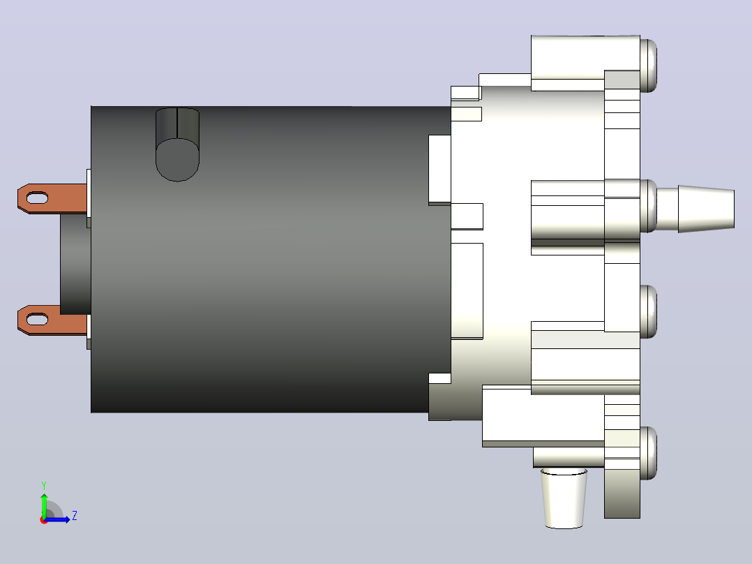 RS-360SH - 3-9V -水泵- 1.15A左视图