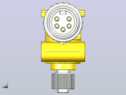 7-8英寸x M12 T型分离器插头插座右视缩略图
