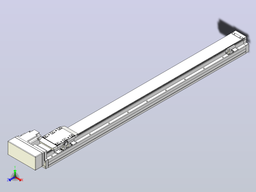 滚珠丝杠直线轴内置导轨TPA-GCR-80-1610C-L850-MR-M40-N3主视缩略图