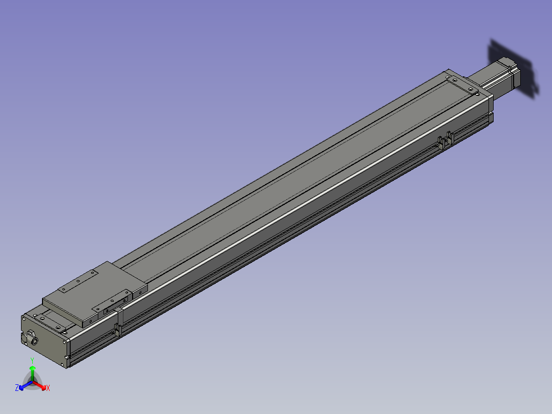 创锋精工电动滑台CFF14-950-BC-P400W主视图