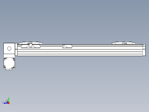 皮带直线轴双滑块型TPA-GCBS-80-P60-L175-LP-M20-N3右视缩略图