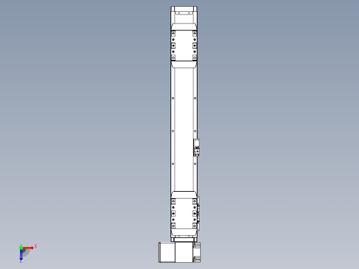皮带直线轴双滑块型TPA-GCBS-80-P60-L175-LP-M20-N3俯视缩略图