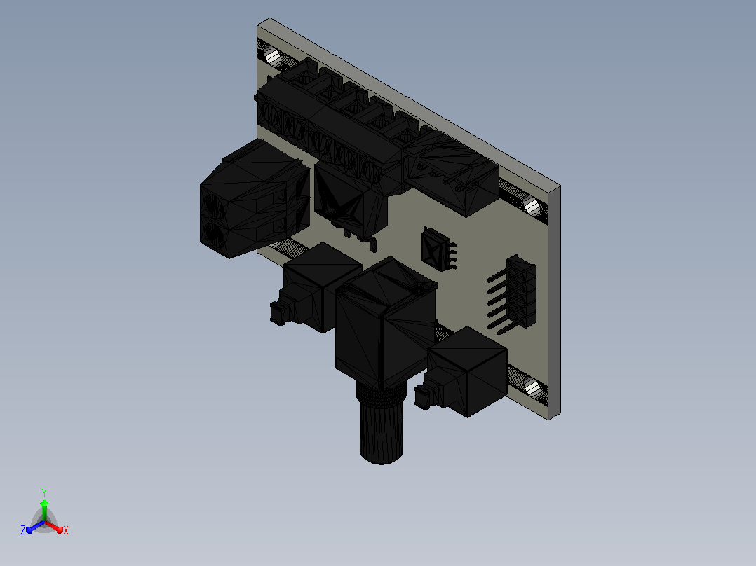 MKS OSC V1.0步进电机驱动器主视图