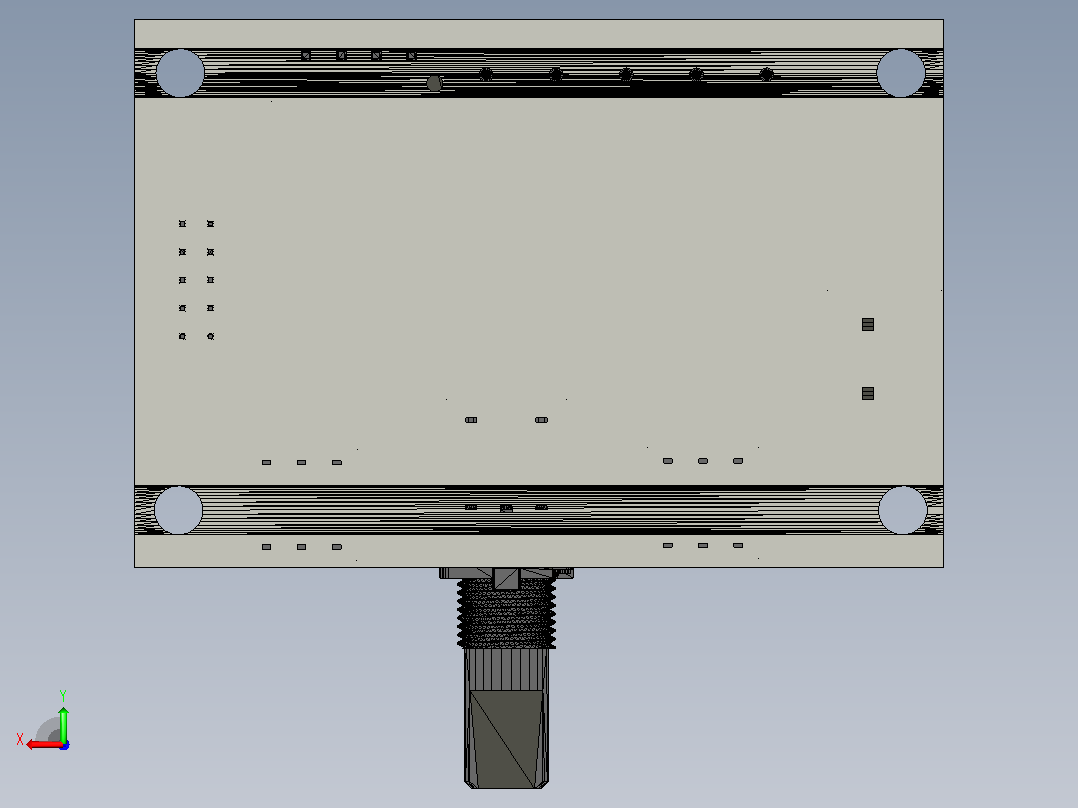 MKS OSC V1.0步进电机驱动器后视图