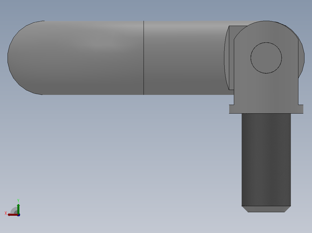 LS508拉手[LS508-70]折叠把手主视图