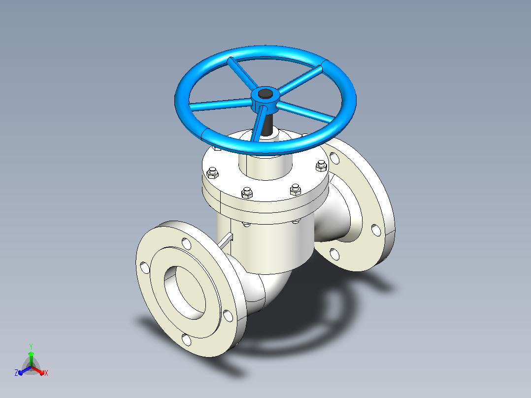 U41-6.4MPa柱塞截止阀[80]正等轴测图