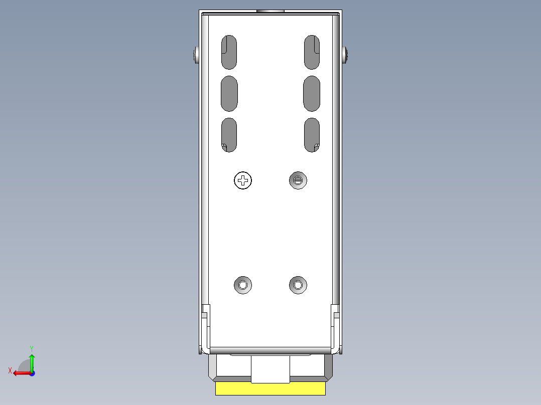 薄型工件的吸附头后视图