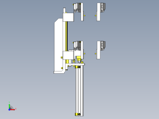 工件升降移载机构前视缩略图