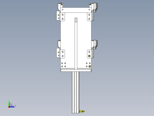 工件升降移载机构左视缩略图