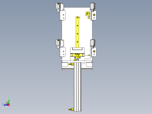工件升降移载机构右视缩略图