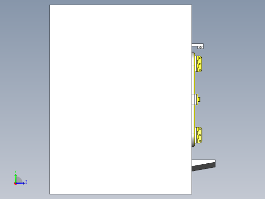 密闭门左视缩略图