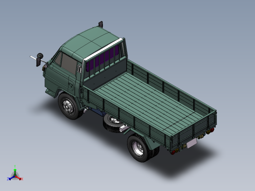 卡车3D图纸 机械设备设计3D模型参考资料素材正等轴测缩略图