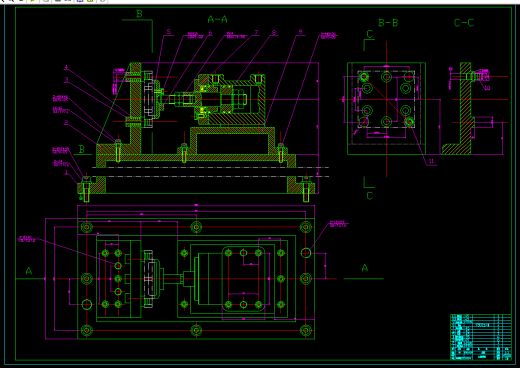 针刺机底座钻孔组合机床设计含开题及6张CAD图纸说明书缩略图