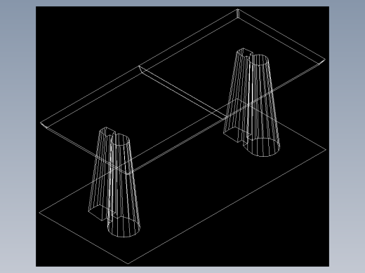 室内家具和灯具等的模型五-J-T19