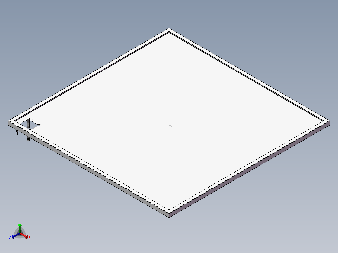 托盘正等轴测图