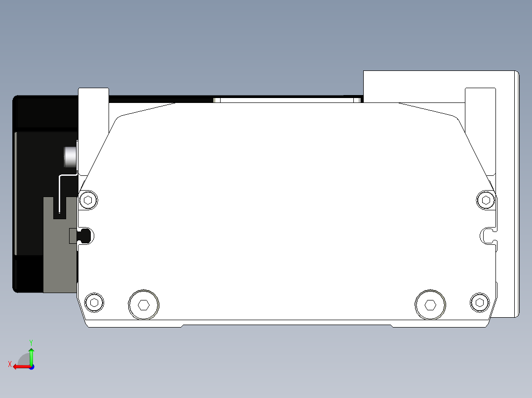Toyo东佑达直线模组-ETB17-L40-1350-L-750W后视图