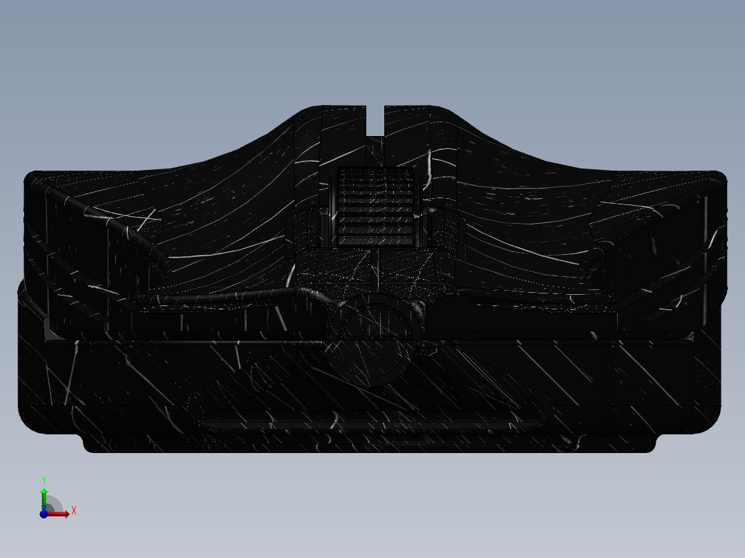 鼠标游戏模型前视图