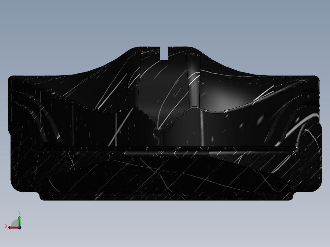 鼠标游戏模型后视图