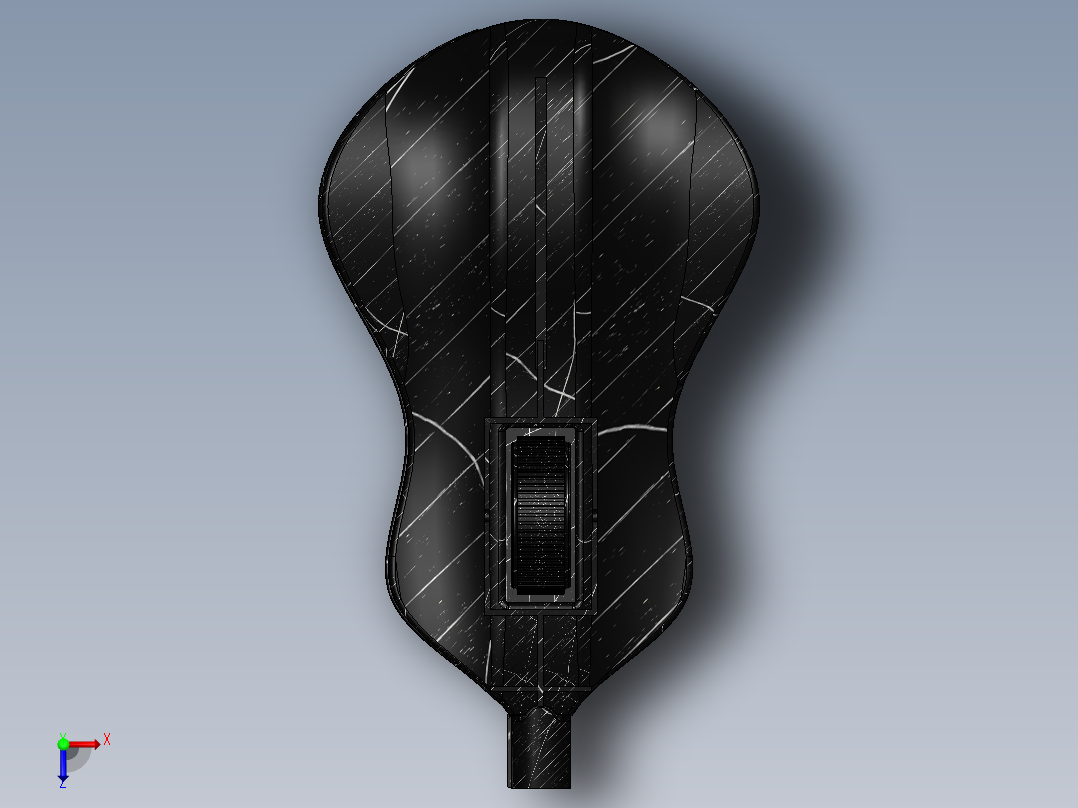 鼠标游戏模型俯视图