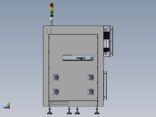 M型AOI设备 PCB外观检测 3D图纸机械素材3D图纸自动化机械素材右视缩略图