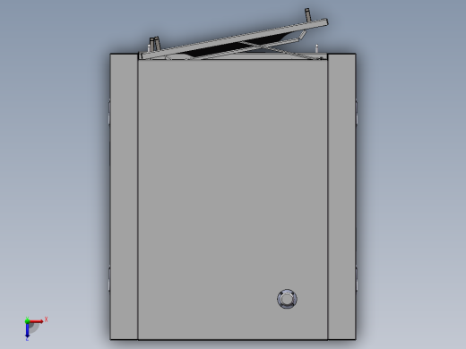 M型AOI设备 PCB外观检测 3D图纸机械素材3D图纸自动化机械素材俯视缩略图