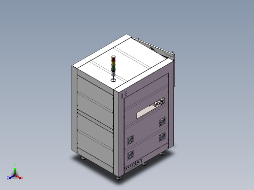 M型AOI设备 PCB外观检测 3D图纸机械素材3D图纸自动化机械素材正等轴测缩略图