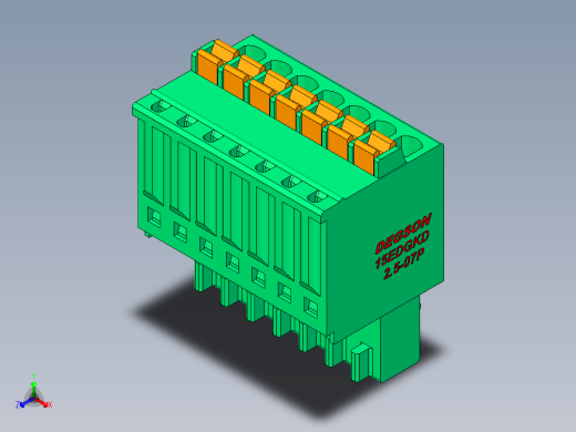 DEGSON 15EDG 系列 2.5mm 接线端子包-15EDGKD-2.5-07P-14-00AH