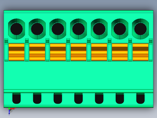 DEGSON 15EDG 系列 2.5mm 接线端子包-15EDGKD-2.5-07P-14-00AH俯视缩略图