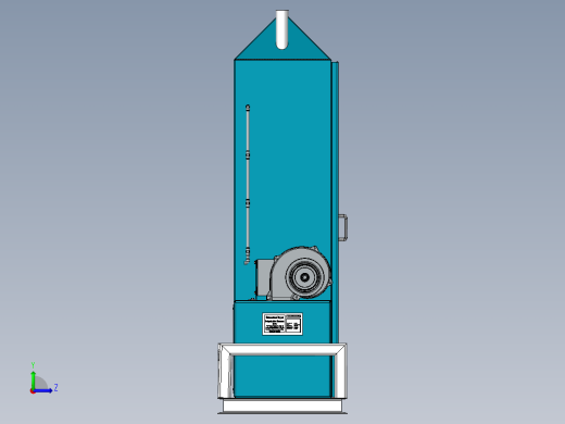 货架式散装物料烘干机bulk-material-dryer-SW-X_T-STP左视缩略图
