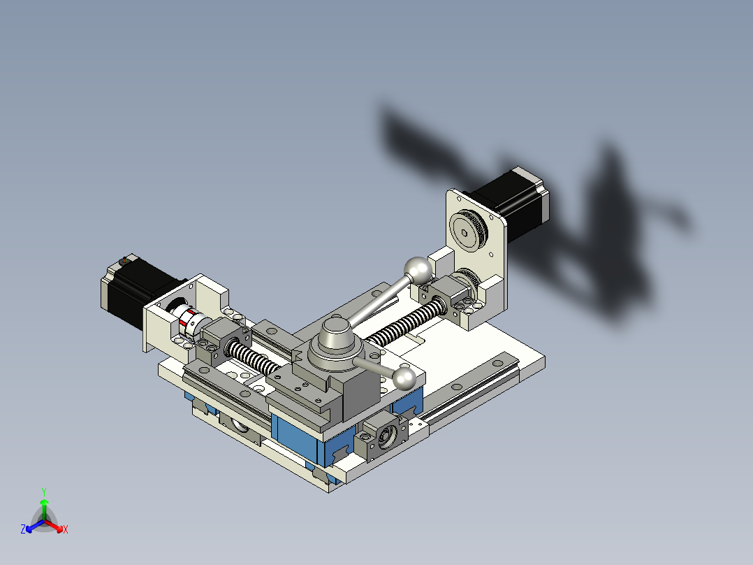 车床数控工作台附件3D数模图纸 STP格式
