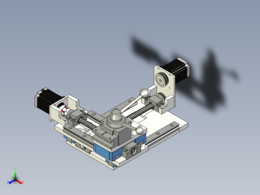 车床数控工作台附件3D数模图纸 STP格式正等轴测缩略图