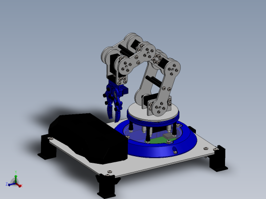 机械臂设计三维模型