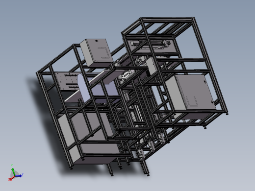 重型设备机械机架