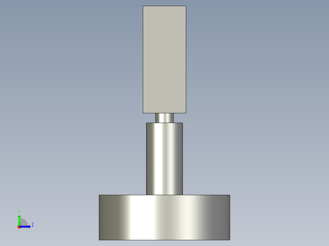調整搖擺螺絲(D型)BJ737-D-3D多系列多零件图纸模型左视图