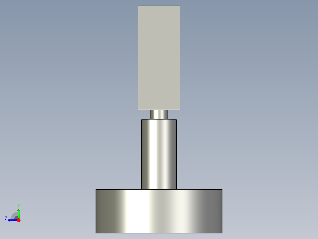調整搖擺螺絲(D型)BJ737-D-3D多系列多零件图纸模型右视图