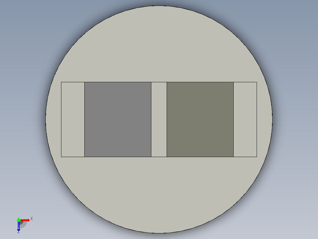 調整搖擺螺絲(D型)BJ737-D-3D多系列多零件图纸模型俯视图
