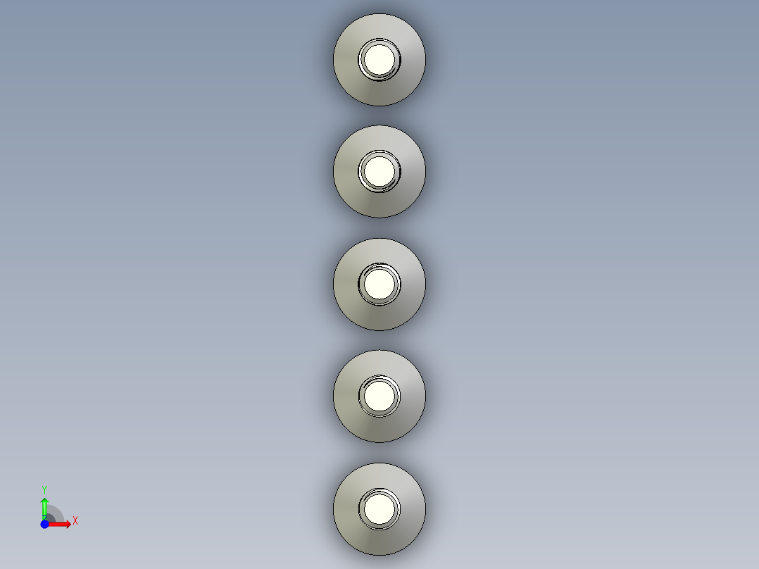 内六角螺栓-M14 Set_CSK Allen Bolt前视图