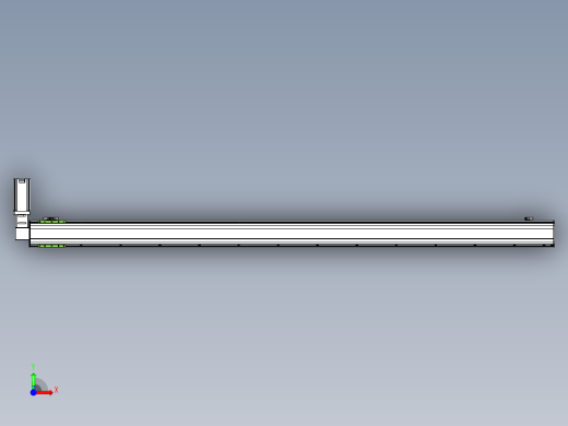 同步带滑台-半封闭B13-L90-S2400-R-Z86-D3前视缩略图