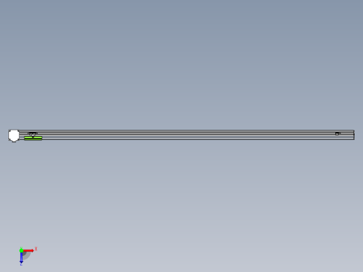 同步带滑台-半封闭B13-L90-S2400-R-Z86-D3俯视缩略图