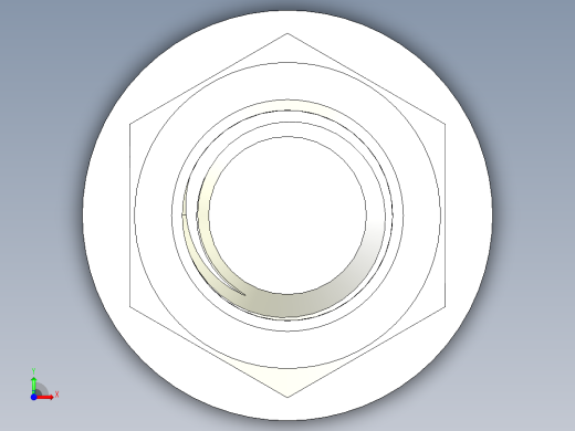 螺栓和六角螺母-1 - 8 UNC前视缩略图
