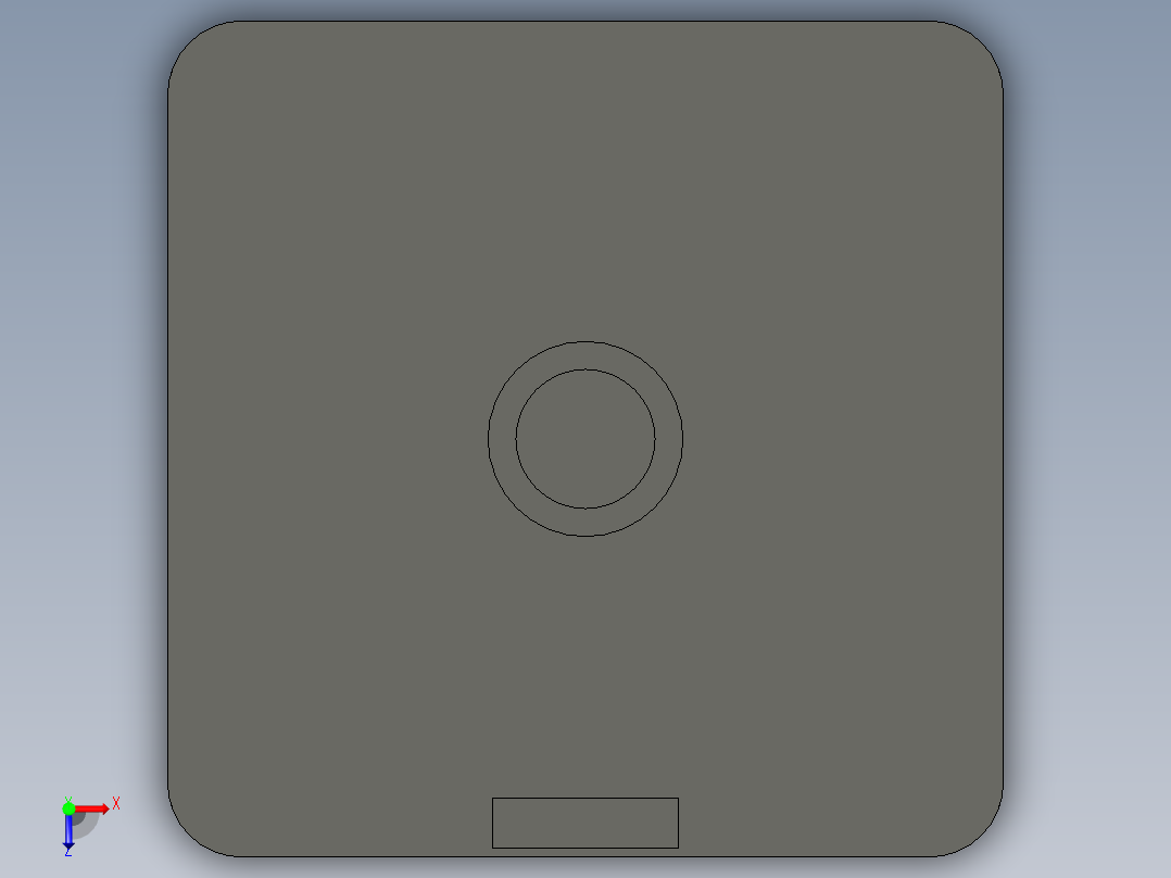 型材-BR 45X45 COVER CAP KJN502674俯视图