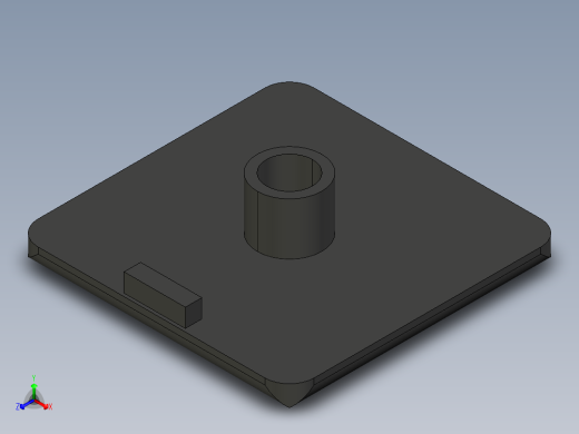 型材-BR 45X45 COVER CAP KJN502674正等轴测缩略图