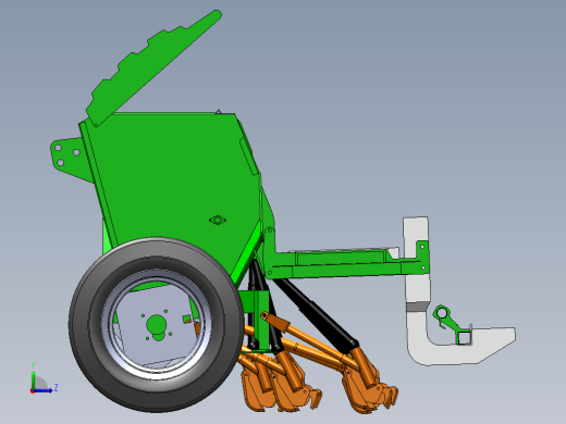油菜排种器 (论文+三维图+二维图)左视缩略图