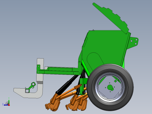 油菜排种器 (论文+三维图+二维图)右视缩略图