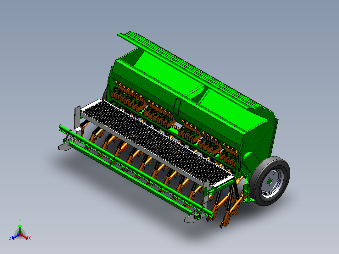 油菜排种器 (论文+三维图+二维图)正等轴测图