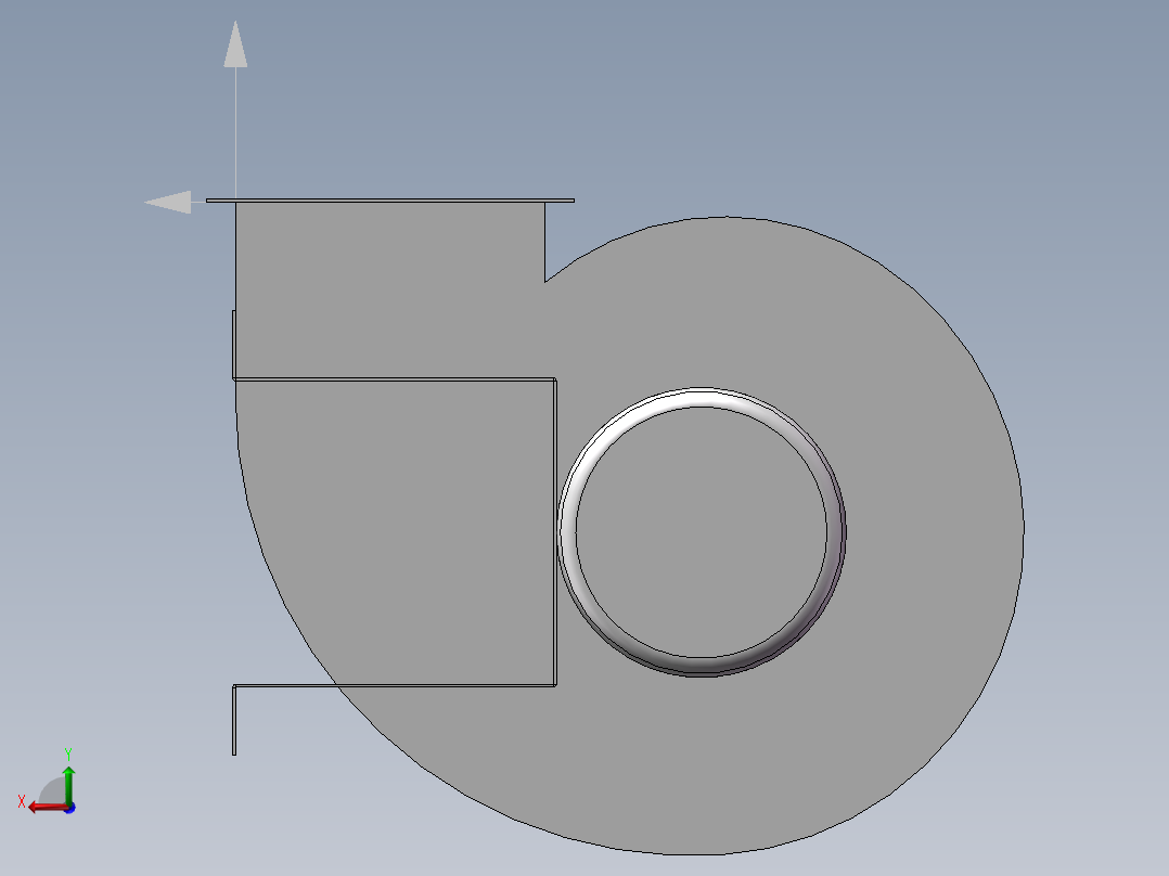 DZ200 0度鑫风风机后视图