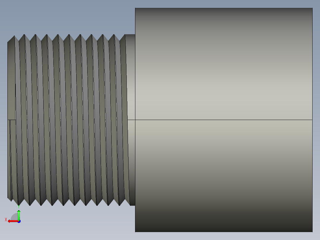 船舶管路系统SeaCor_MaleAdapter_SxMPT_37J136010_1in后视图