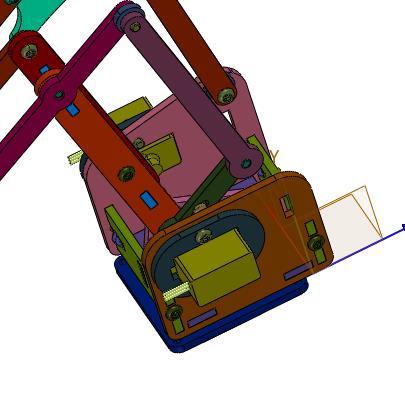 四轴铝合金舵机爪子机械手臂