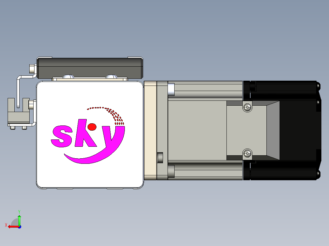 同步带滑台-欧规BC6-L120-S1600-L-P40-D3后视图