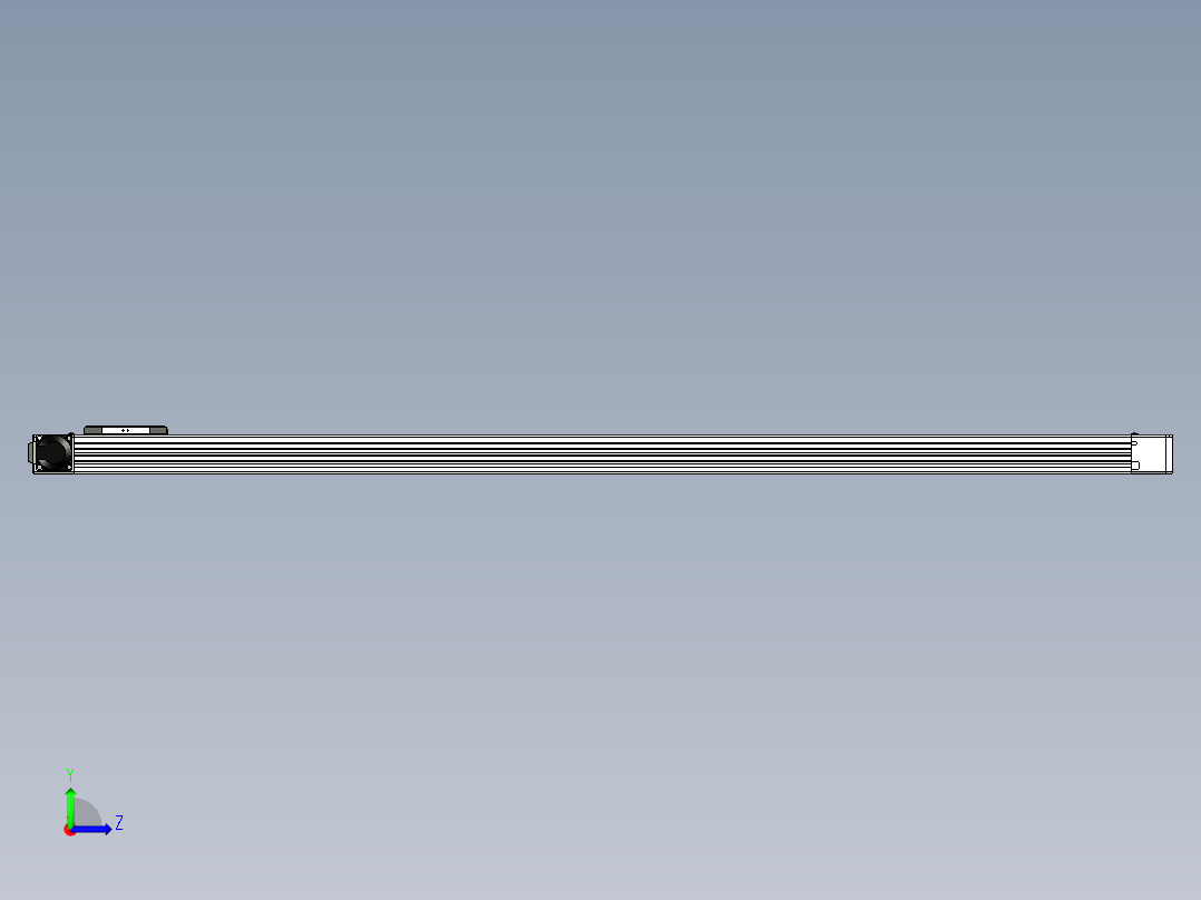 同步带滑台-欧规BC6-L120-S1600-L-P40-D3左视图